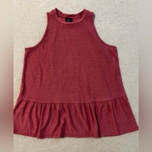 Anthropologie W5 Mauve Sleeveless Top Size Medium